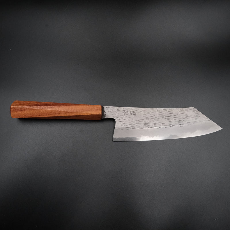 Isamitsu Shirogami #1 Kiritsuke 165mm, sekizgen wa saplı Japon bıçağı, yandan tam boy görünüm