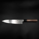 Yoshihiro Ginsan Gyuto 210mm, ceviz sekizgen wa saplı Japon şef bıçağı, yandan tam boy görünüm — görsel 5