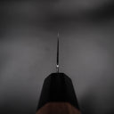 Yoshihiro Ginsan Gyuto 210mm, sırt hattı ve sap birleşimi — görsel 8