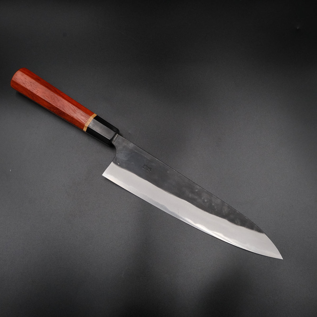 Nao Yamamoto Aogami #2 Gyuto 210mm, paduk saplı, detay görünümü 7