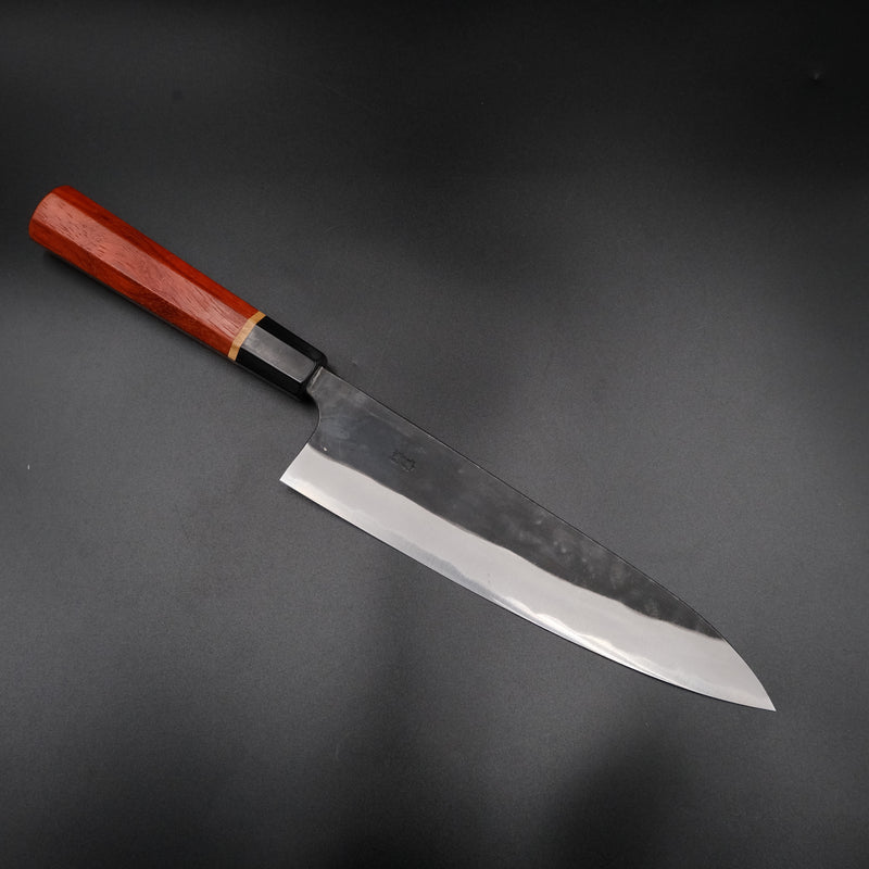 Nao Yamamoto Aogami #2 Gyuto 210mm - Kurouchi (Paduk Sap)