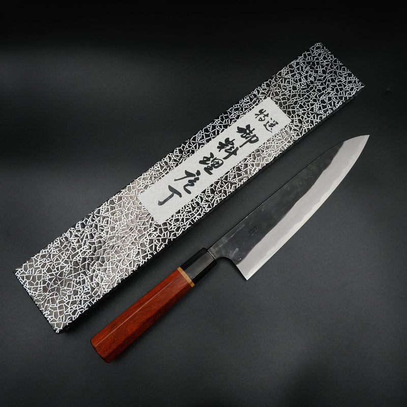 Nao Yamamoto Aogami #2 Gyuto 210mm, paduk saplı, detay görünümü 22
