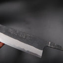Nao Yamamoto Aogami #2 Gyuto 210mm, Echizen imzası ve kurouchi yüzey yakın çekim — görsel 17
