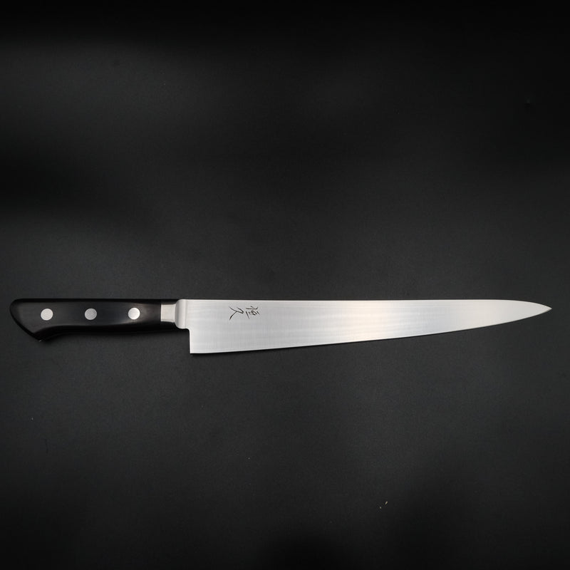 Tsunehisa AUS-8 Sujihiki 270mm, yandan tam boy görünüm