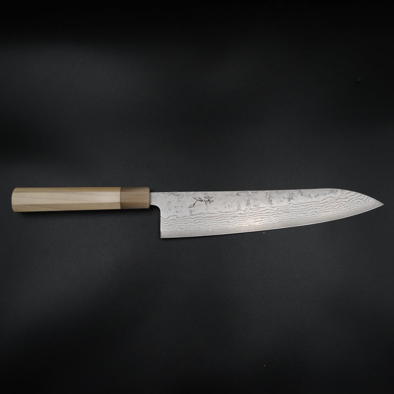 Tsunehisa SW Gyuto 240mm, yandan tam boy görünüm