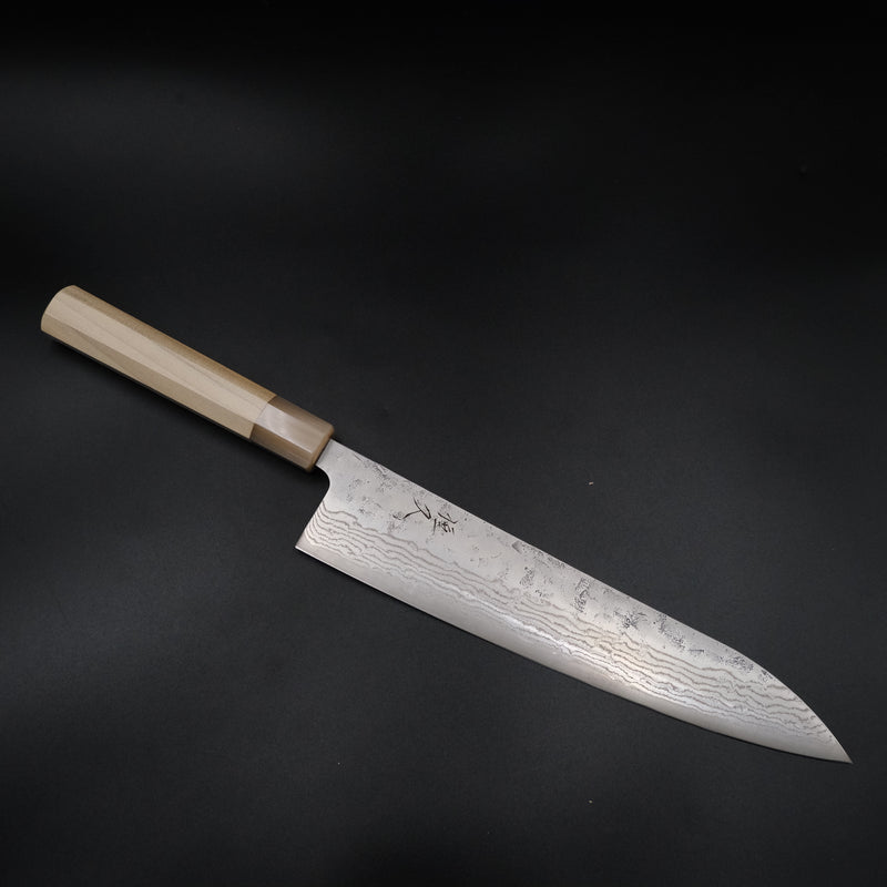 Tsunehisa SW Gyuto 240mm - Washiji Damascus