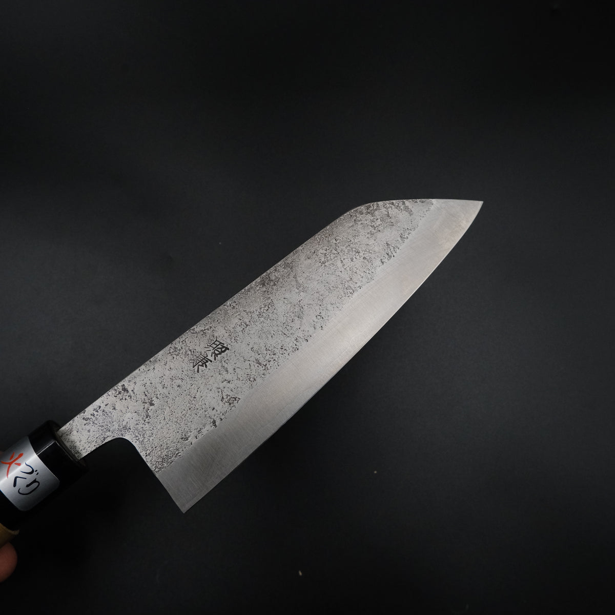 Teruyasu Fujiwara Shirogami #1 Santoku 165mm, detay görünümü 12