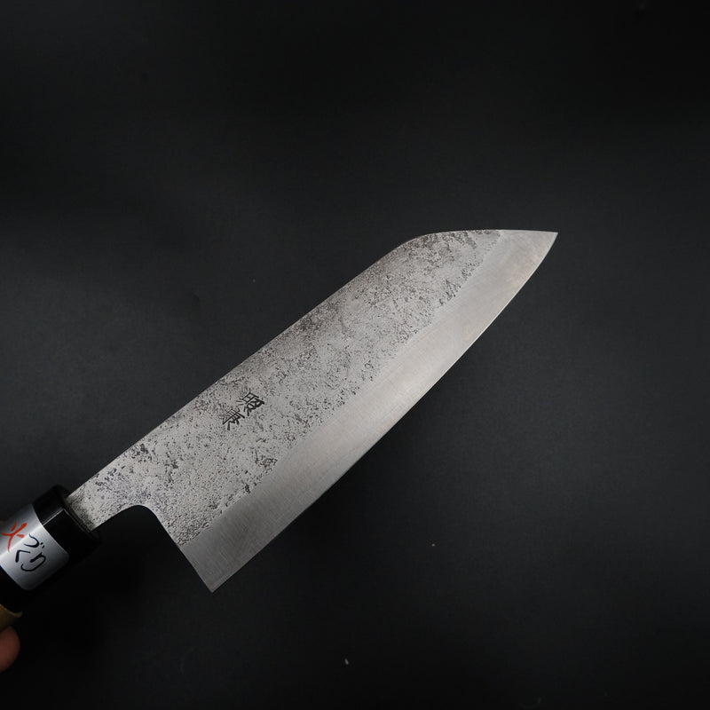 Teruyasu Fujiwara Shirogami #1 Santoku 165mm, detay görünümü 12