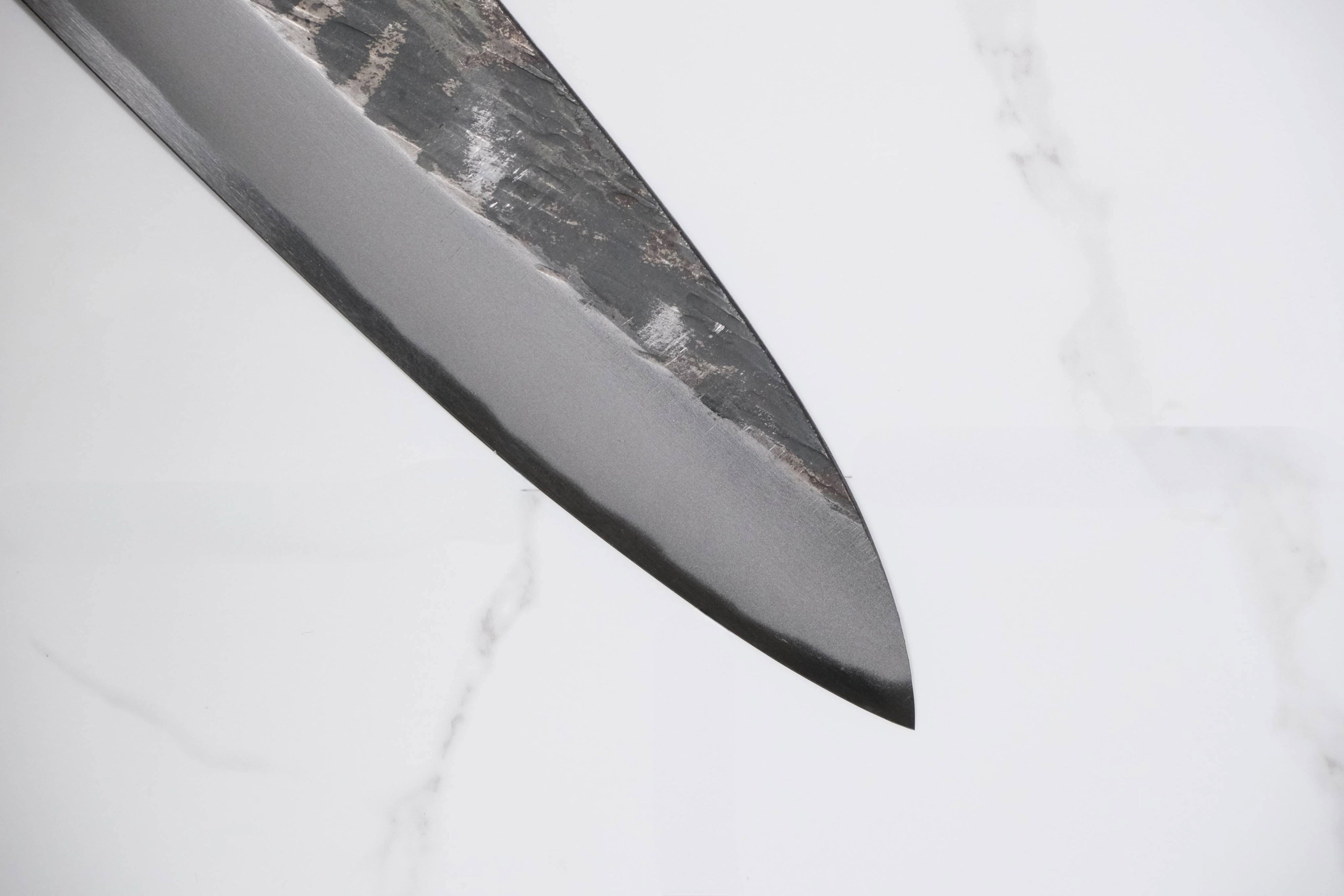 Itsuo Doi Aogami #2 Funayuki - Siyah Tsuchime (Flame)