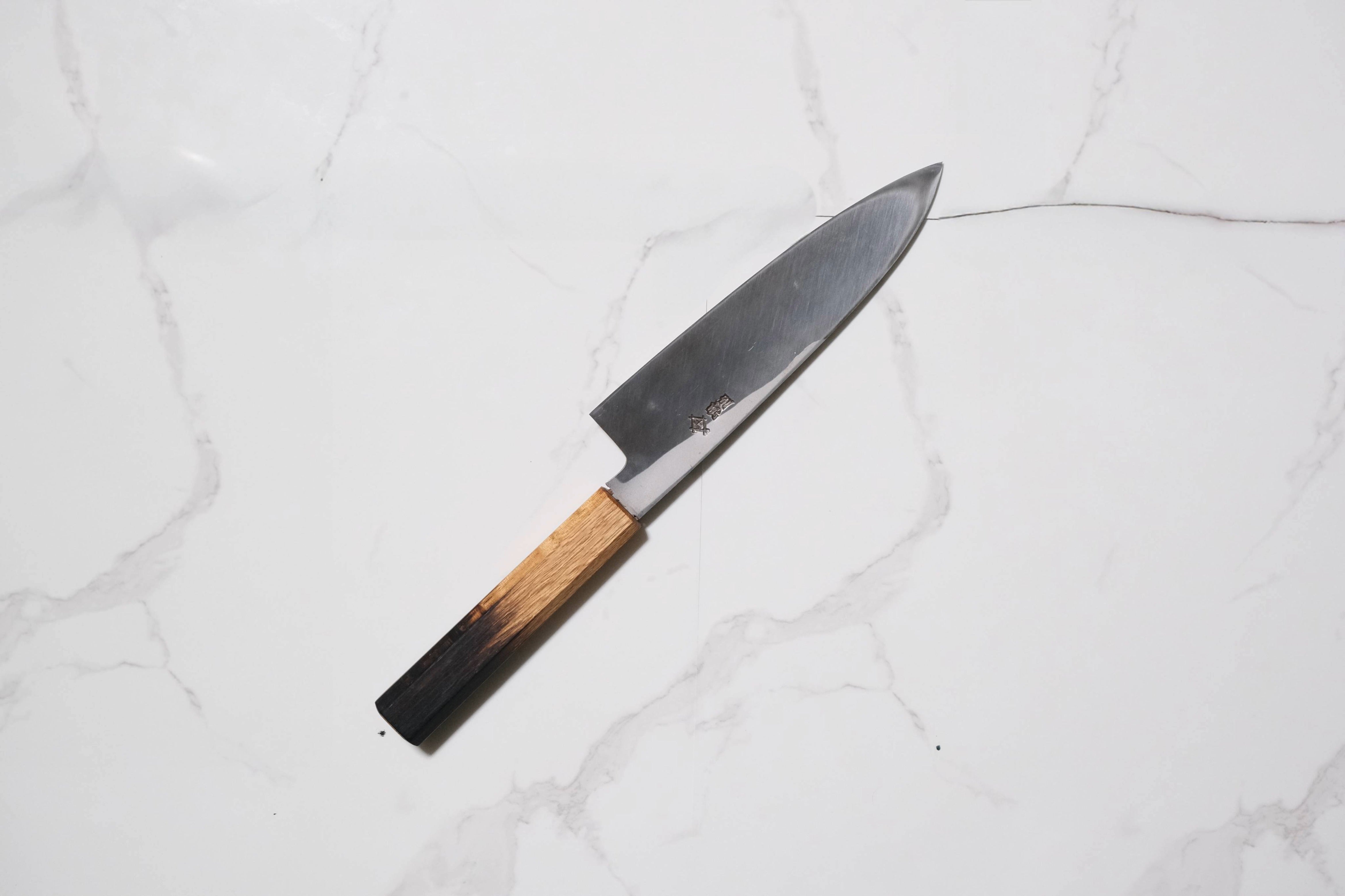 Itsuo Doi Aogami #2 Funayuki - Siyah Tsuchime (Flame)