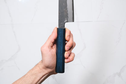 Itsuo Doi Shirogami #3 Funayuki - Siyah Tsuchime (Indigo)