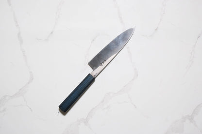 Itsuo Doi Shirogami #3 Funayuki - Siyah Tsuchime (Indigo)