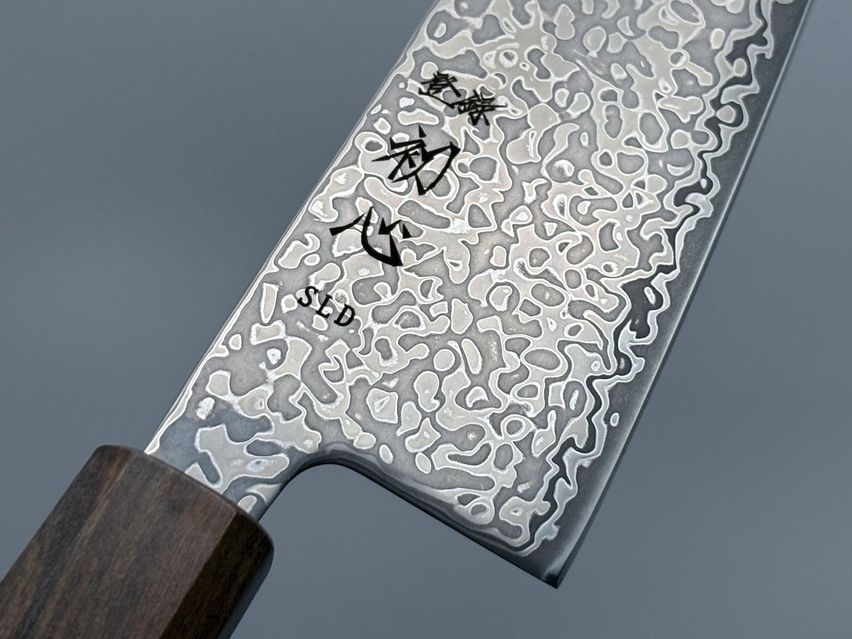 Hatsukokoro Hikari SLD Santoku - Damascus 170mm