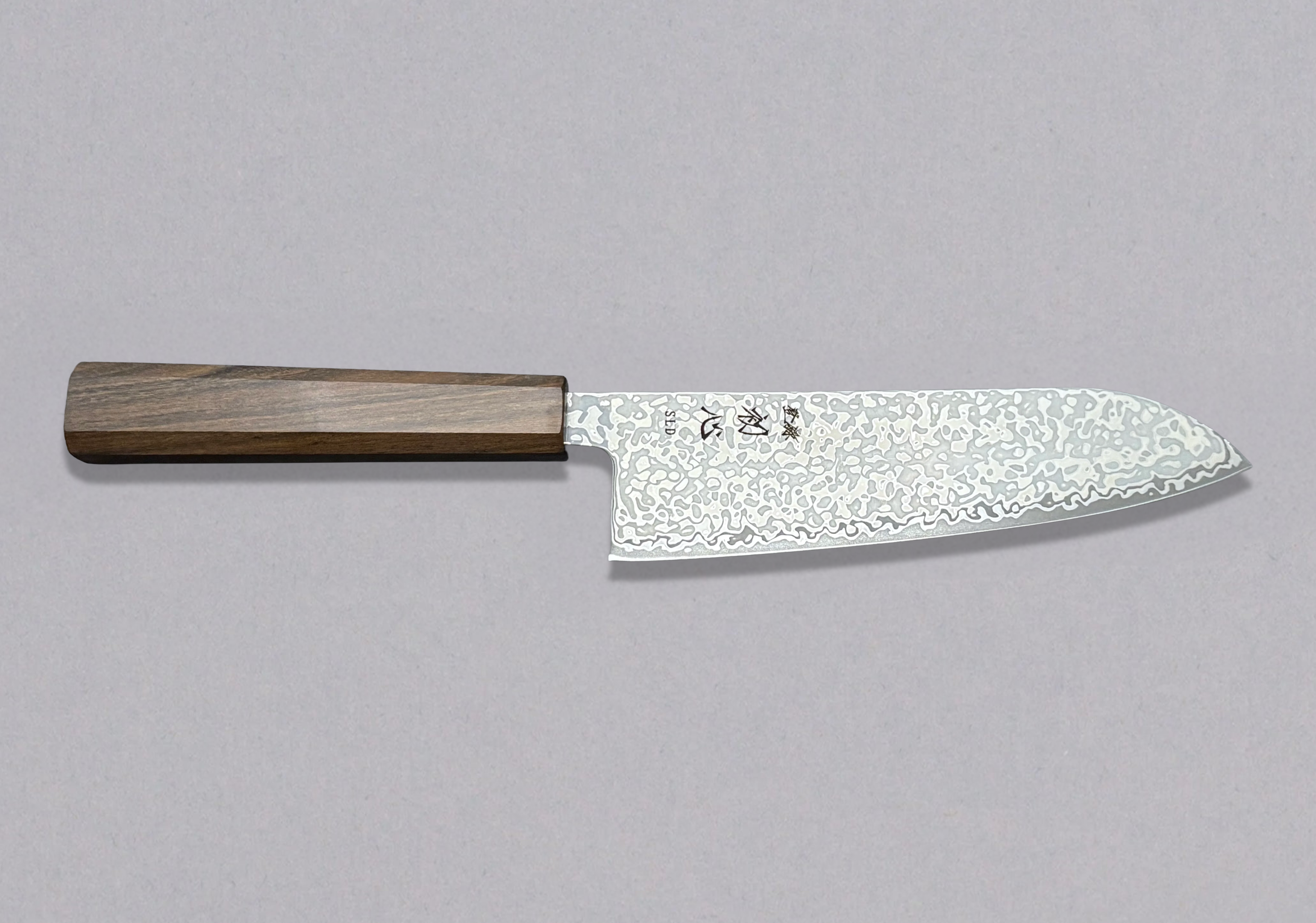 Hatsukokoro Hikari SLD Santoku - Damascus 170mm