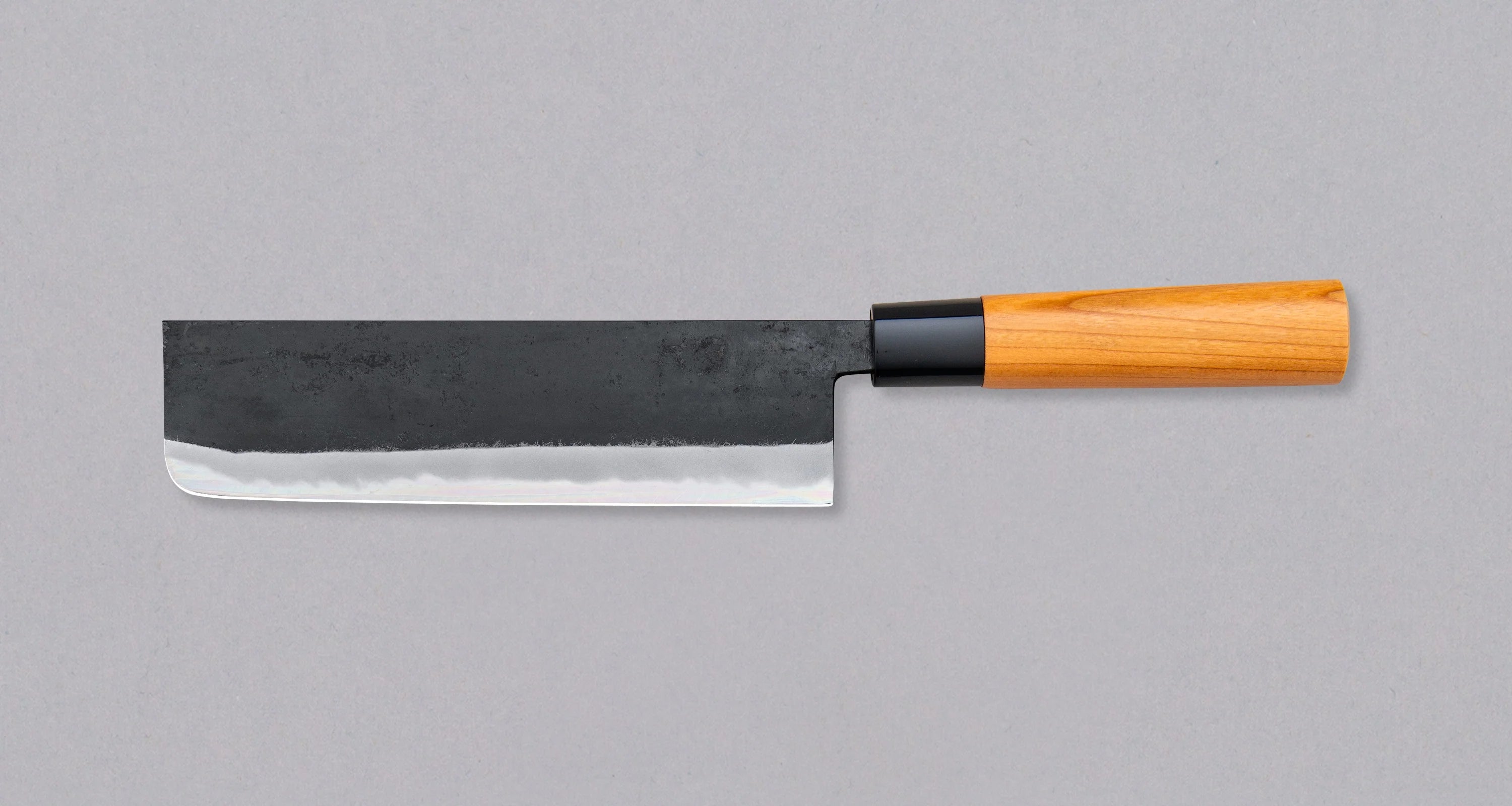 Yukihiro Sakai Shirogami #1 Nakiri - Kurouchi 180mm