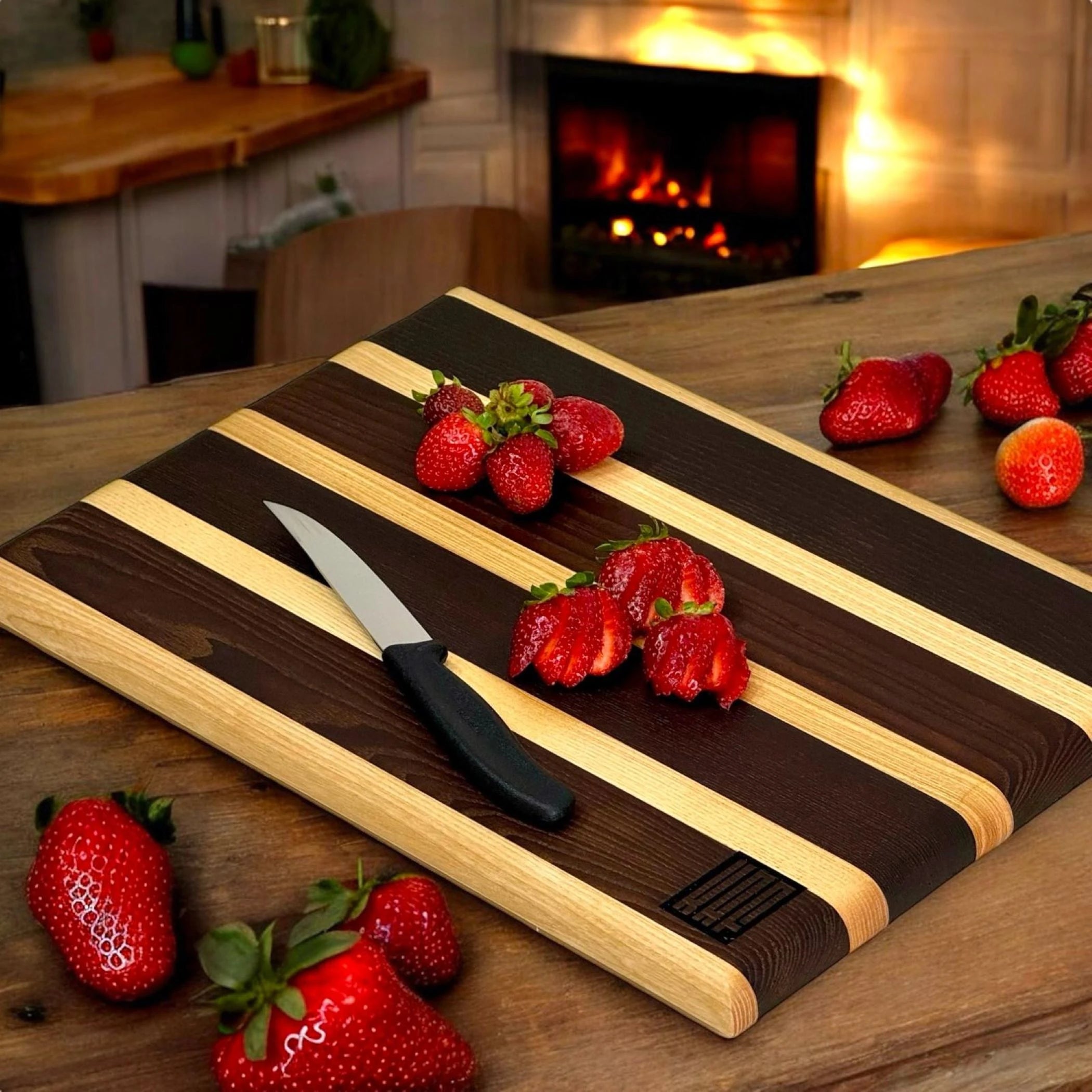 Edge Grain Kesme Tahtası - Dişbudak