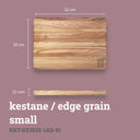 Edge Grain Cutting Board - Chestnut — görsel 3