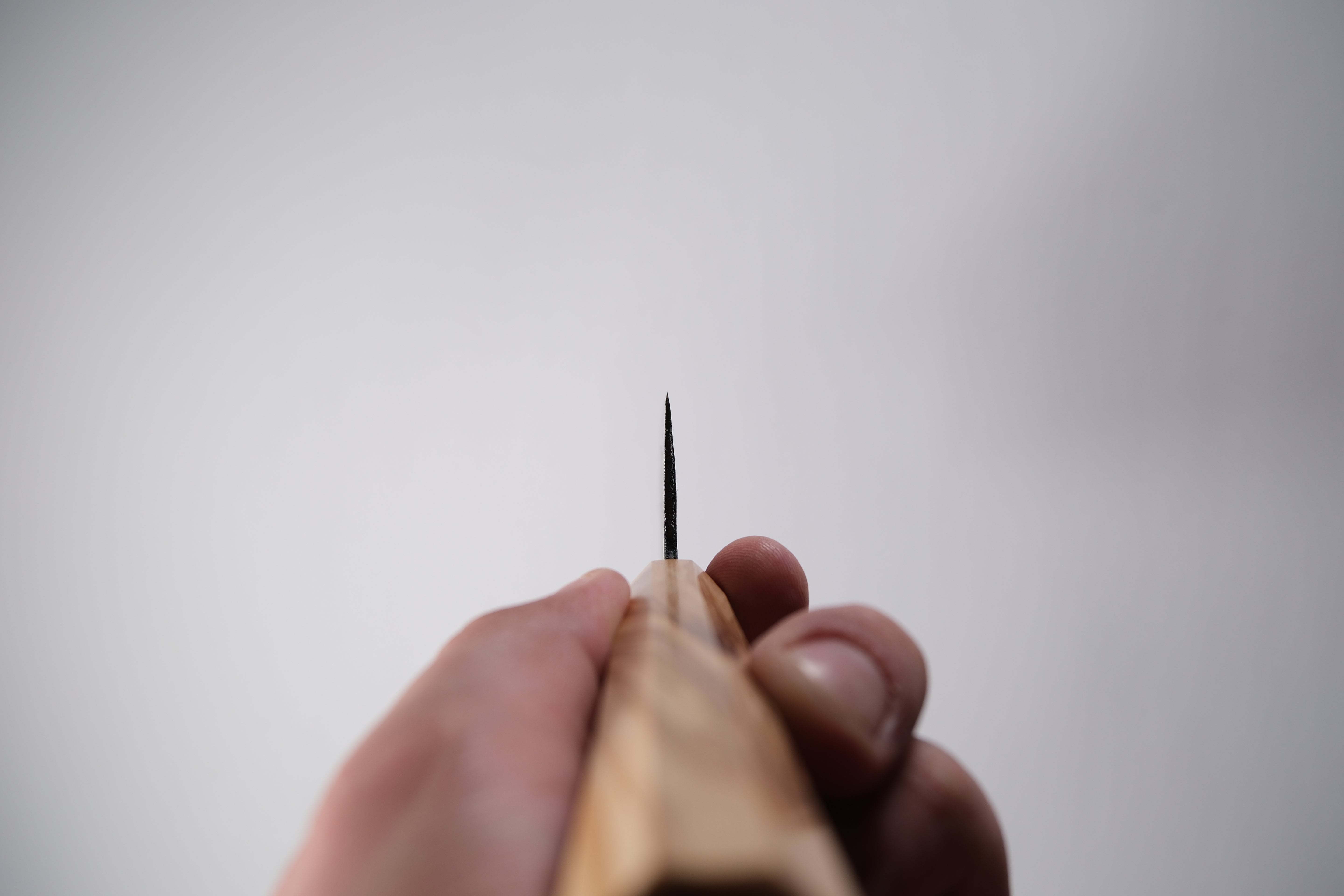 Hatsukokoro Aogami #2 Ko Bunka - Kurouchi 120mm - Zeytin Ağacı