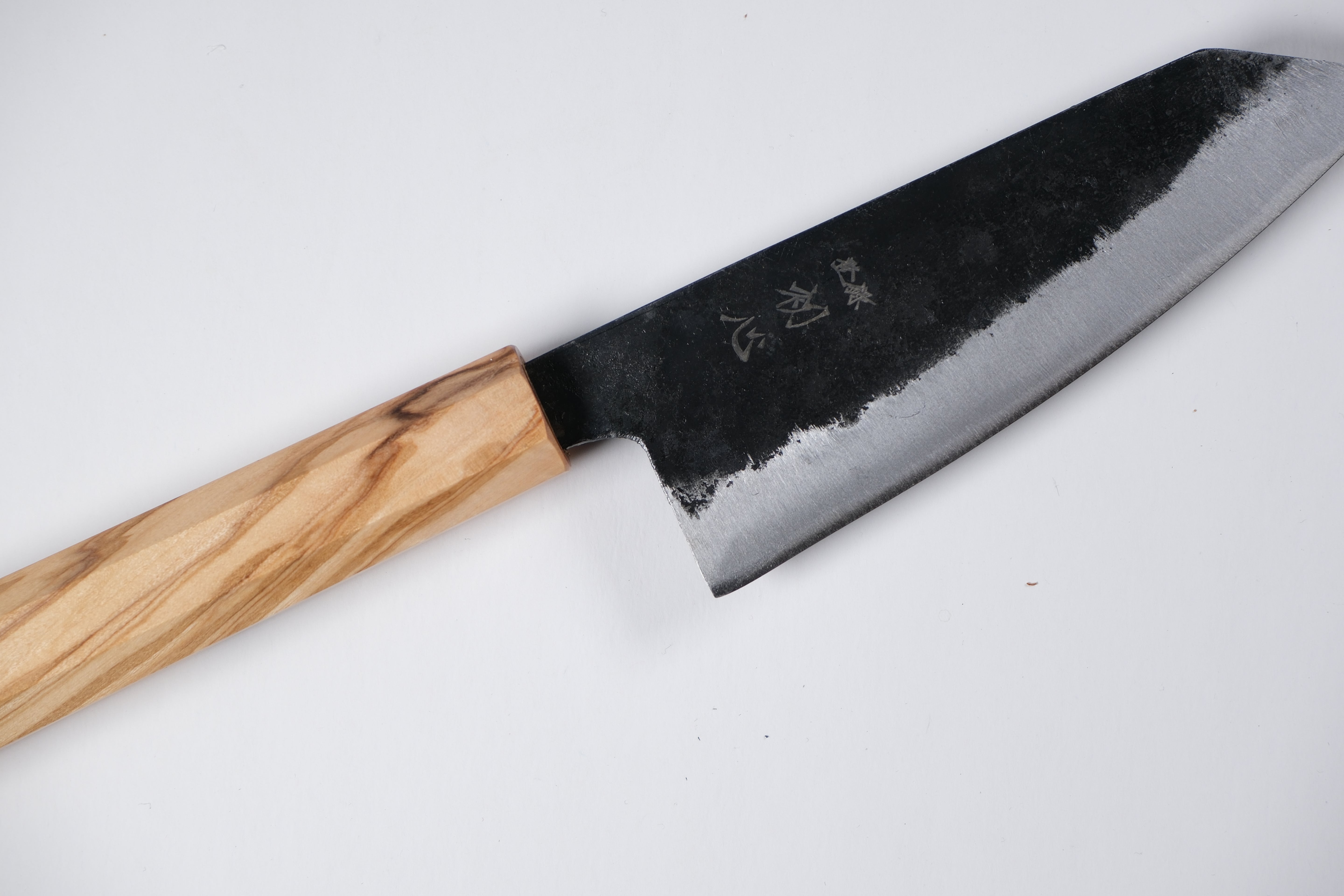 Hatsukokoro Aogami #2 Ko Bunka - Kurouchi 120mm - Zeytin Ağacı