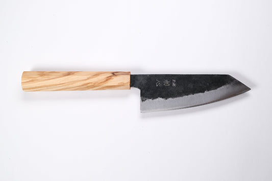 Hatsukokoro Aogami #2 Ko Bunka - Kurouchi 120mm - Zeytin Ağacı