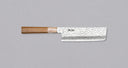 Yasuda Hamono VG-10 Nakiri Kotetsu - Damascus Tsuchime 160mm — görsel 2