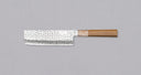 Yasuda Hamono VG-10 Nakiri Kotetsu - Damascus Tsuchime 160mm — görsel 4