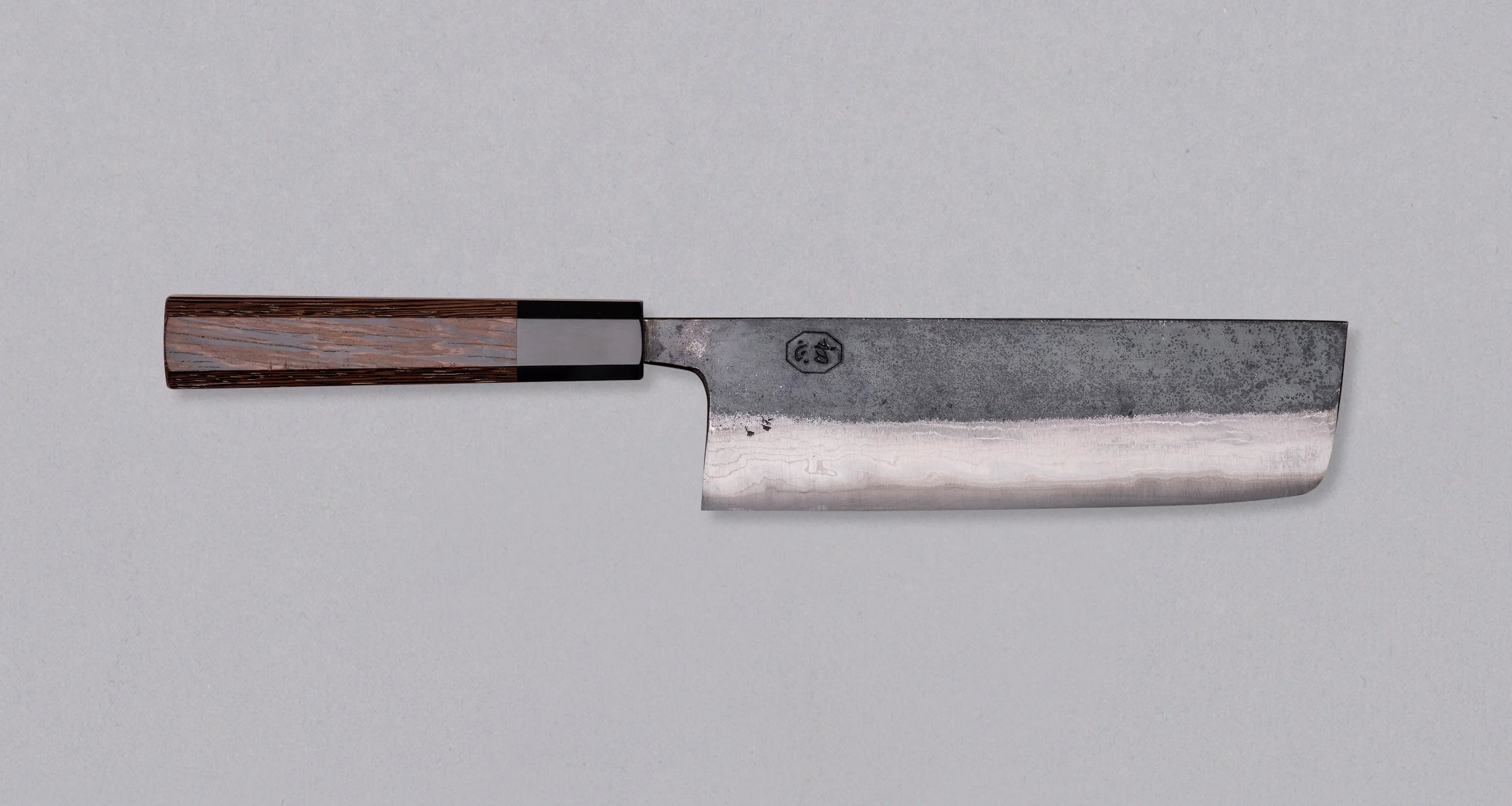 Hatsukokoro Aogami #2 Nakiri Kumokage - Damascus 165mm