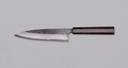 Hatsukokoro Aogami #2 Petty Kumokage - Damascus Kurouchi 150mm