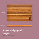 Edge Grain Cutting Board - Beech — görsel 3