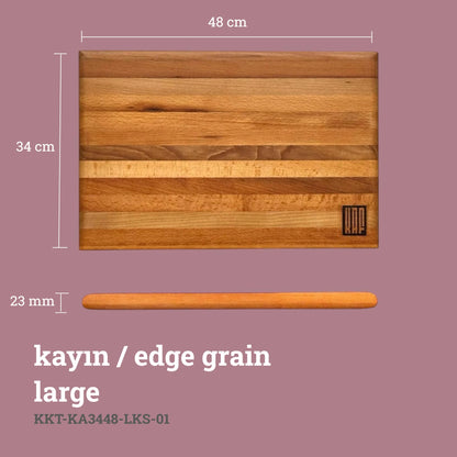 Edge Grain Kesme Tahtası - Kayın