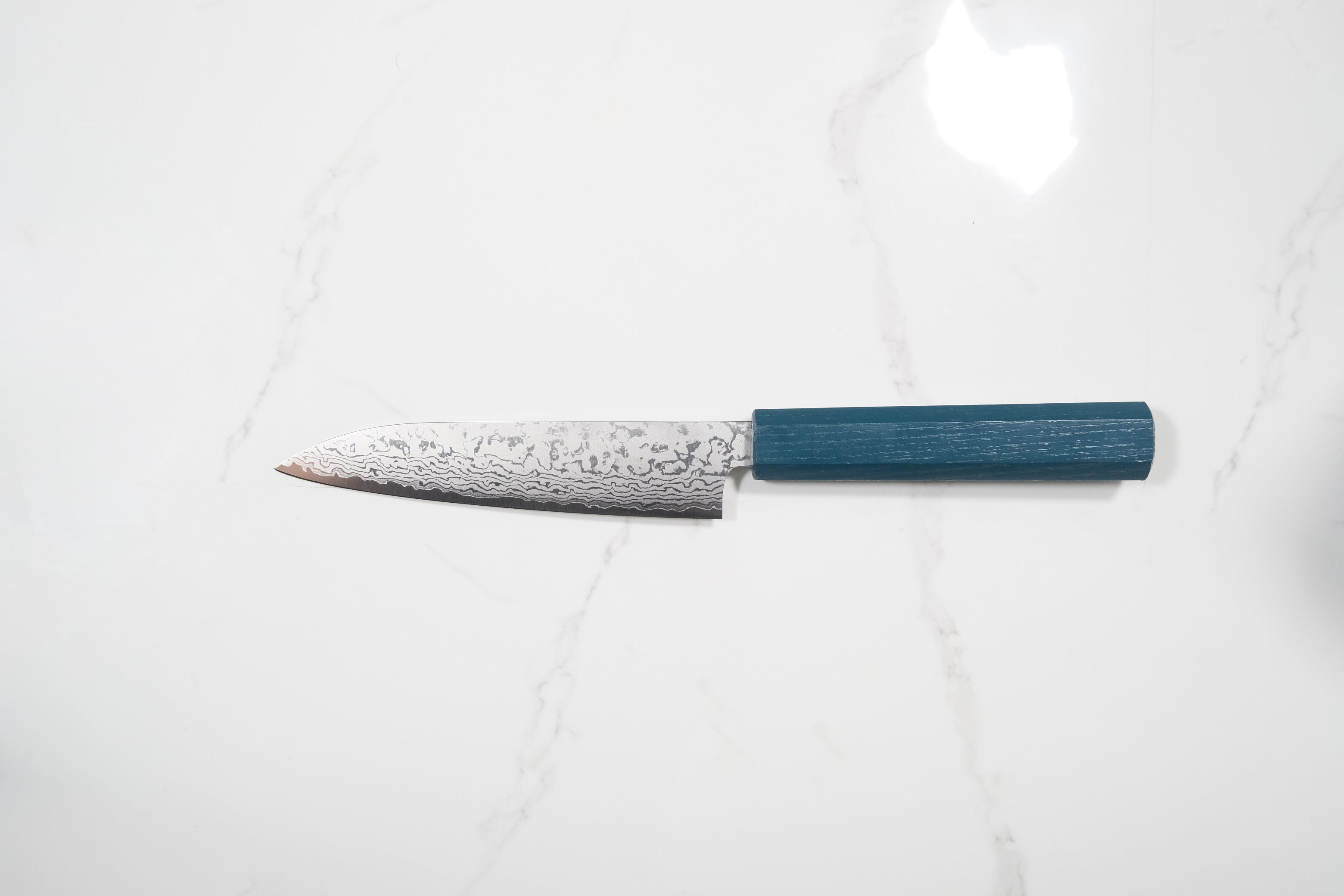 Makoto Kurosaki VG-7 Petty - Damascus Tsuchime 135mm