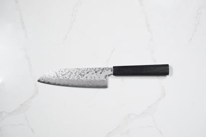 Makoto Kurosaki VG-7 Santoku - Damascus 165mm