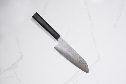 Makoto Kurosaki VG-7 Santoku - Damascus 165mm