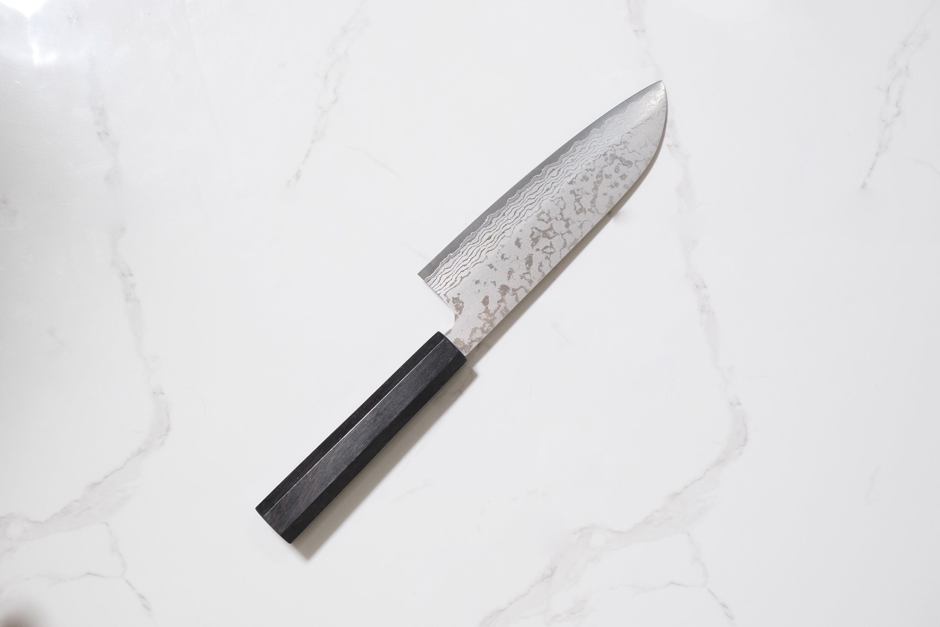 Makoto Kurosaki VG-7 Santoku - Damascus 165mm