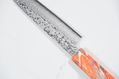 Makoto Kurosaki VG-7 Petty - Damascus 135mm (Marble)