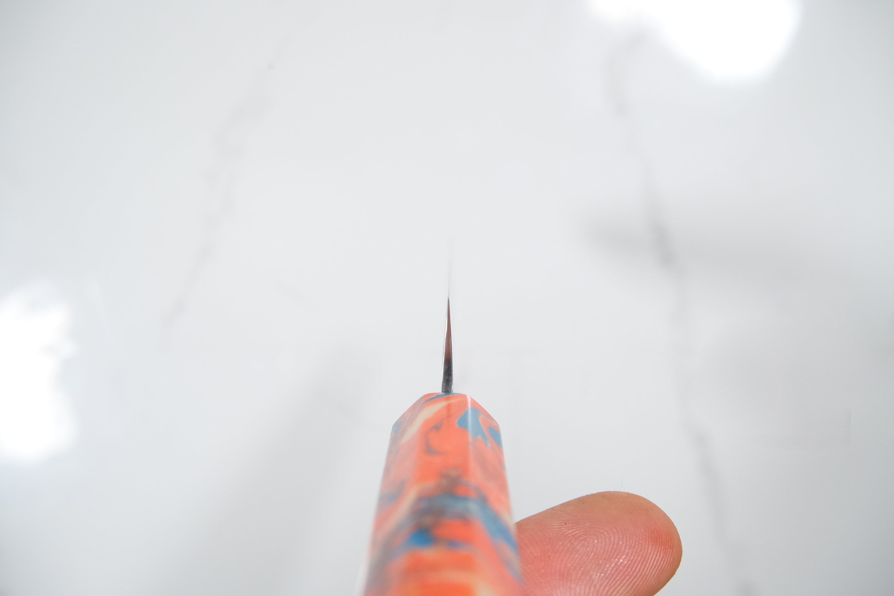 Makoto Kurosaki VG-7 Petty - Damascus 135mm (Marble)