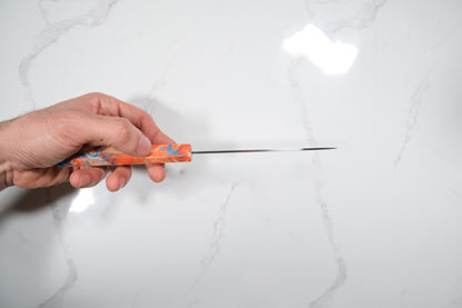 Makoto Kurosaki VG-7 Petty - Damascus 135mm (Marble)