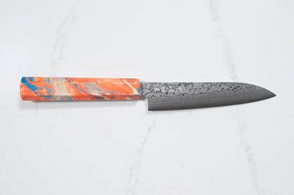 Makoto Kurosaki VG-7 Petty - Damascus 135mm (Marble)
