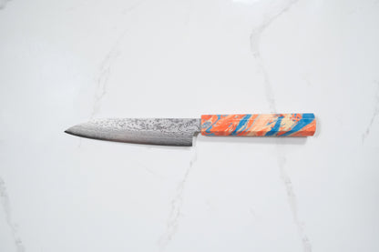 Makoto Kurosaki VG-7 Petty - Damascus 135mm (Marble)