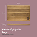 Edge Grain Cutting Board - Oak — görsel 3