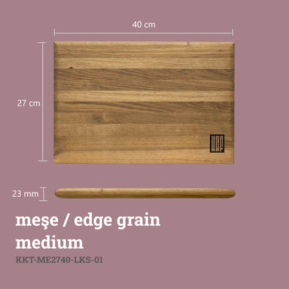 Edge Grain Kesme Tahtası - Meşe