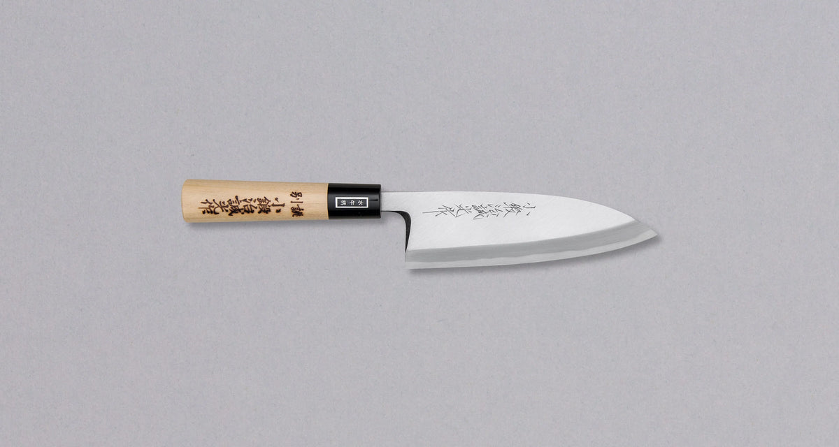 Miki Hamono Shirogami #2 Deba - Migaki Kasumi 165mm