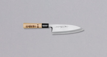 Miki Hamono Shirogami #2 Deba - Migaki Kasumi 165mm