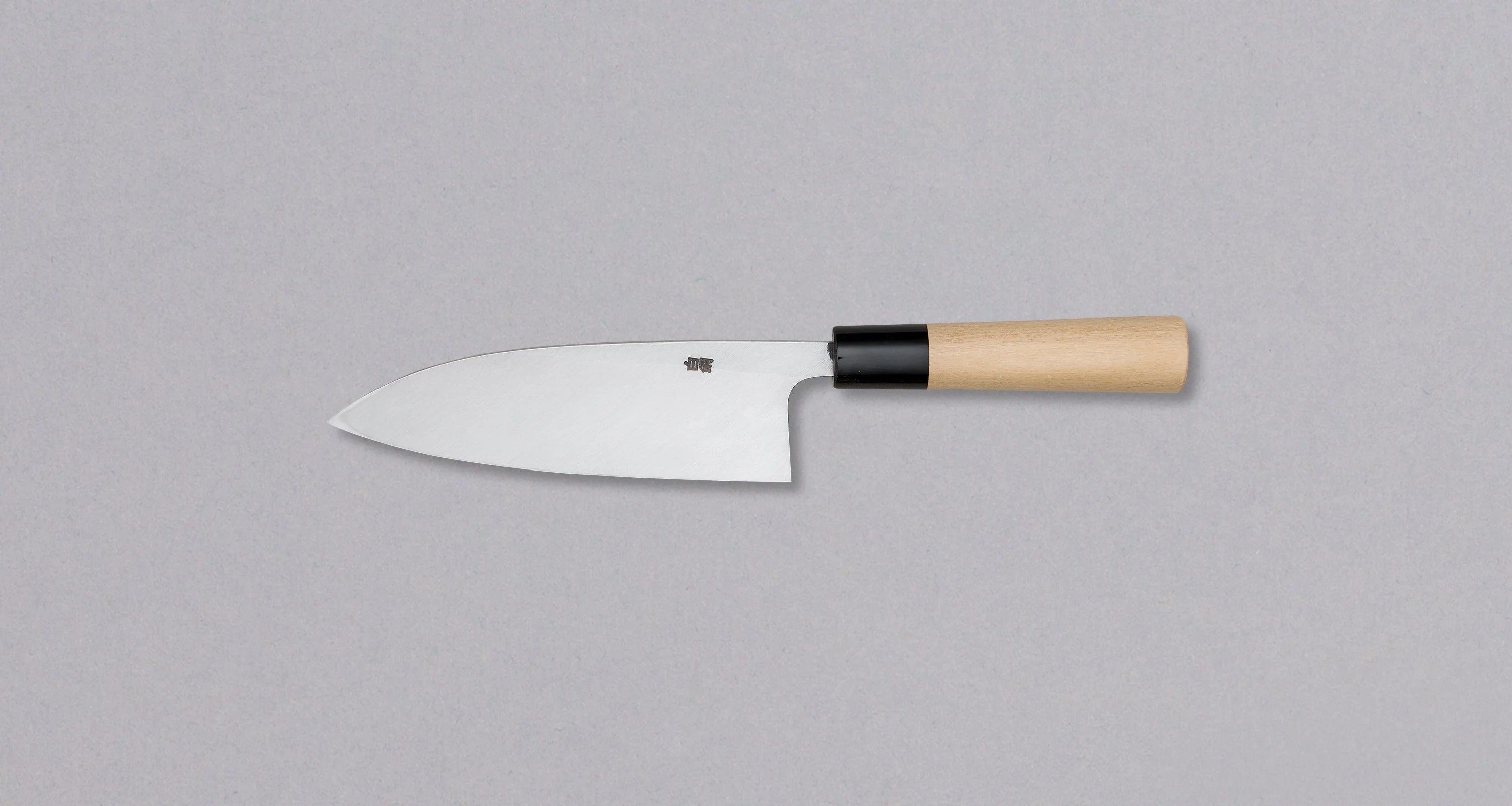 Miki Hamono Shirogami #2 Deba - Migaki Kasumi 165mm