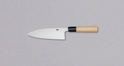 Miki Hamono Shirogami #2 Deba - Migaki Kasumi 165mm