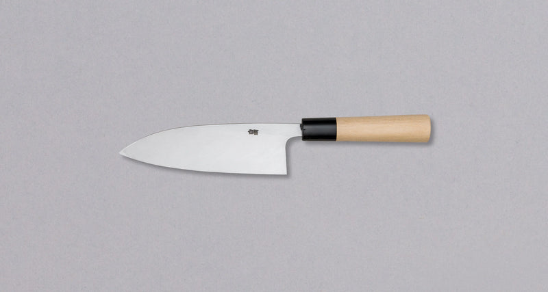 Miki Hamono Shirogami #2 Deba - Migaki Kasumi 165mm
