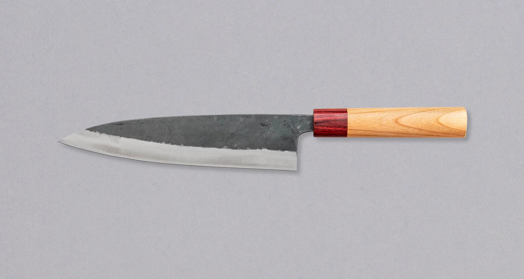 Muneishi Aogami #2 Gyuto - Damascus Kurouchi 210mm