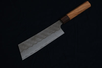 Nigara SG STRIX Nakiri - Damascus 180mm