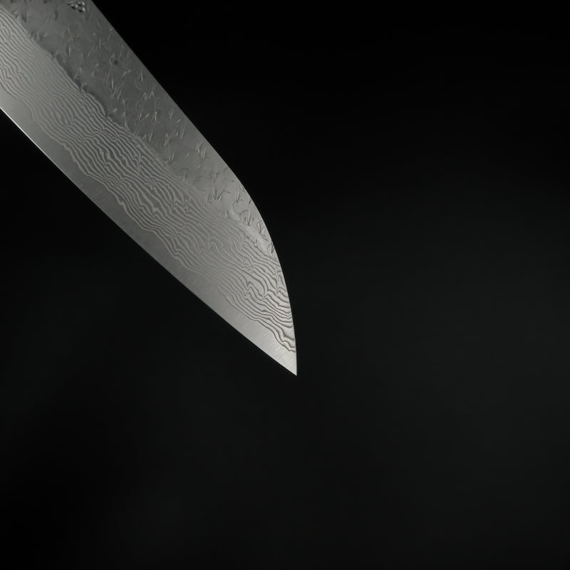 Nigara SG STRIX Ko-Santoku - Tsuchime Damascus