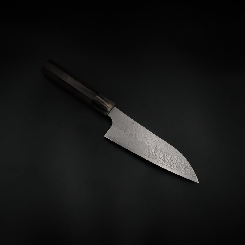 Nigara SG STRIX Ko-Santoku - Tsuchime Damascus